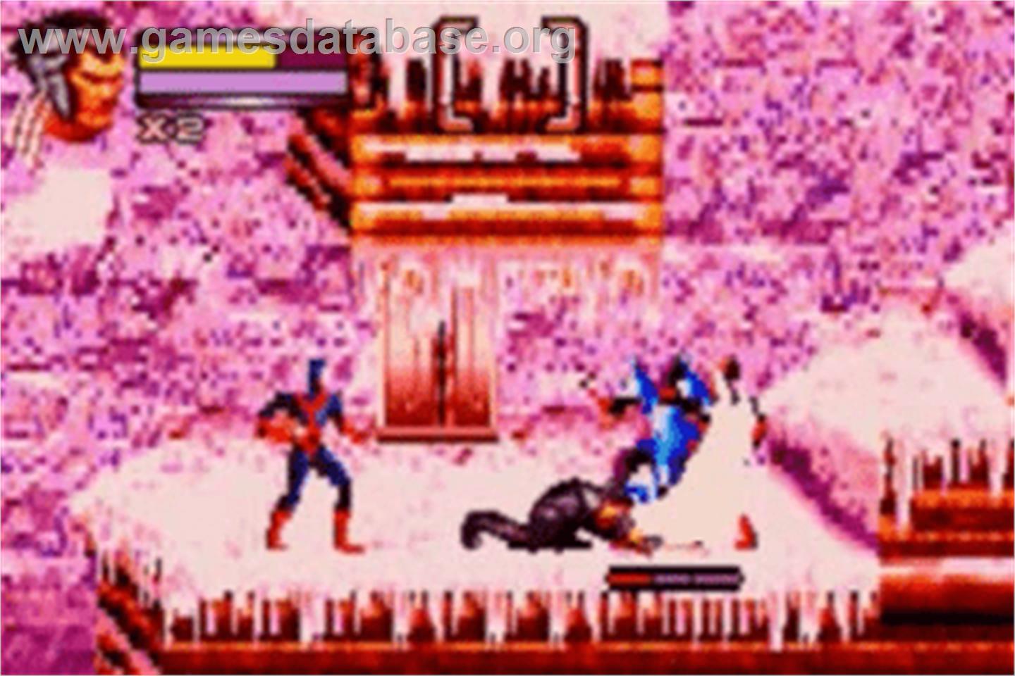 X2: Wolverine's Revenge - Nintendo Game Boy Advance - Artwork - In Game