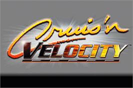 Title screen of Cruis'n Velocity on the Nintendo Game Boy Advance.