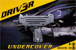 Title screen of Driv3r 2 on the Nintendo Game Boy Advance.
