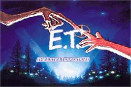 Title screen of E.T. The Extra-Terrestrial on the Nintendo Game Boy Advance.