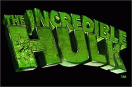 Title screen of Incredible Hulk on the Nintendo Game Boy Advance.