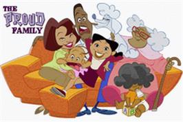 Title screen of Proud Family on the Nintendo Game Boy Advance.