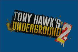 Title screen of Tony Hawk's Underground 2 on the Nintendo Game Boy Advance.