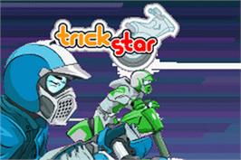 Title screen of Trick Star on the Nintendo Game Boy Advance.