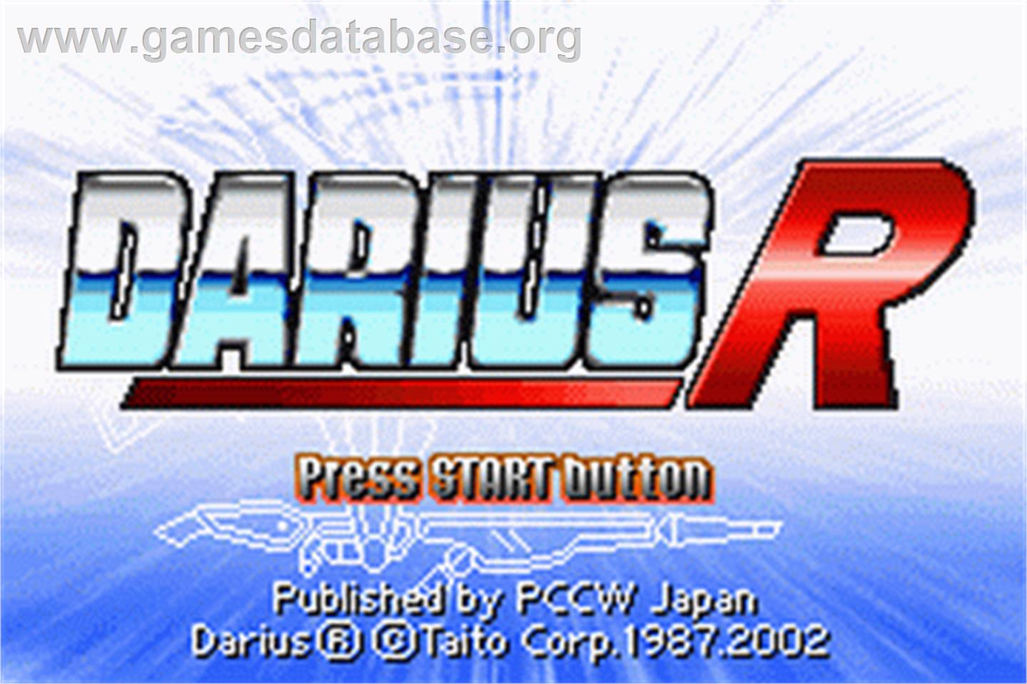 Darius R - Nintendo Game Boy Advance - Artwork - Title Screen