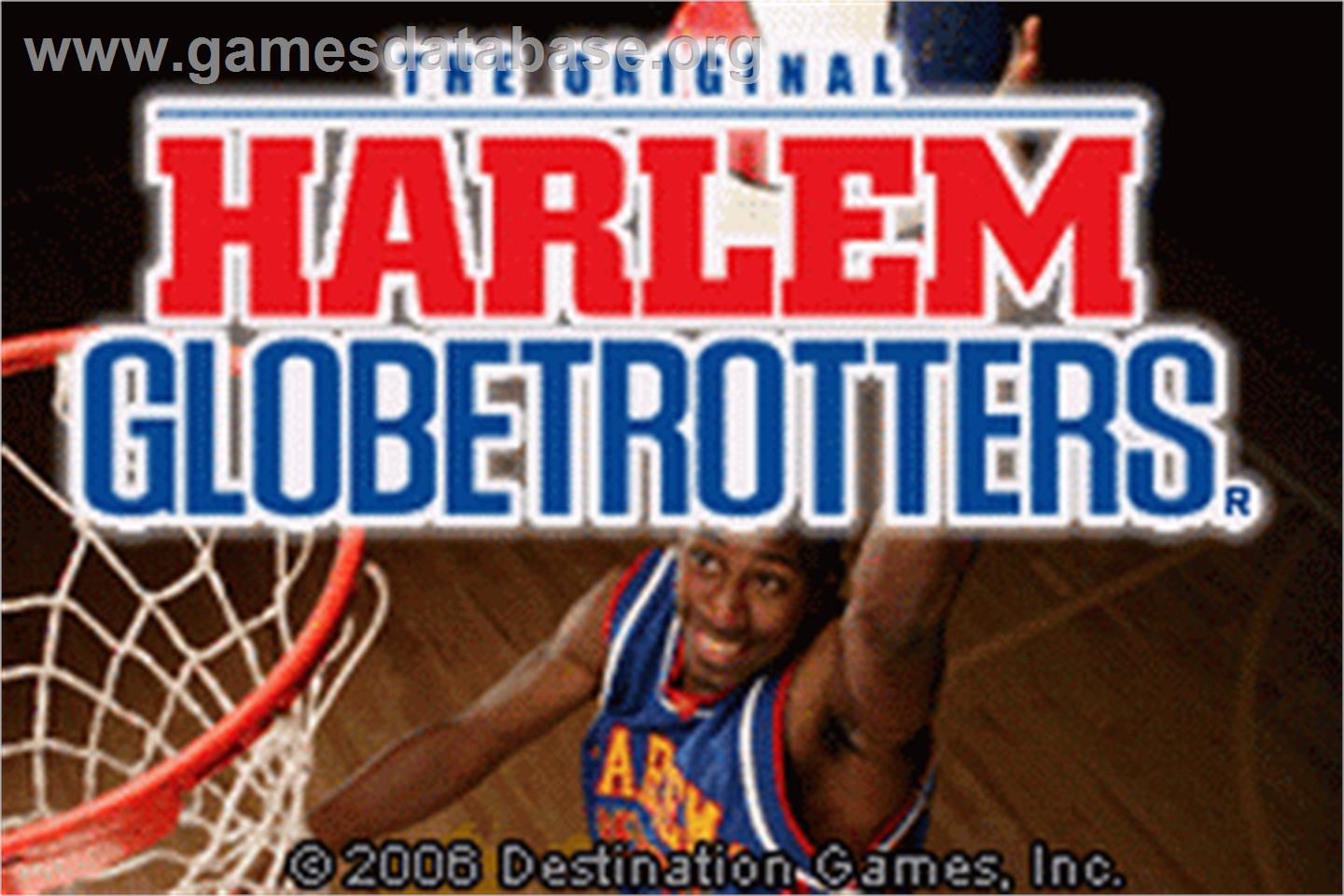 Harlem Globetrotters: World Tour - Nintendo Game Boy Advance - Artwork - Title Screen