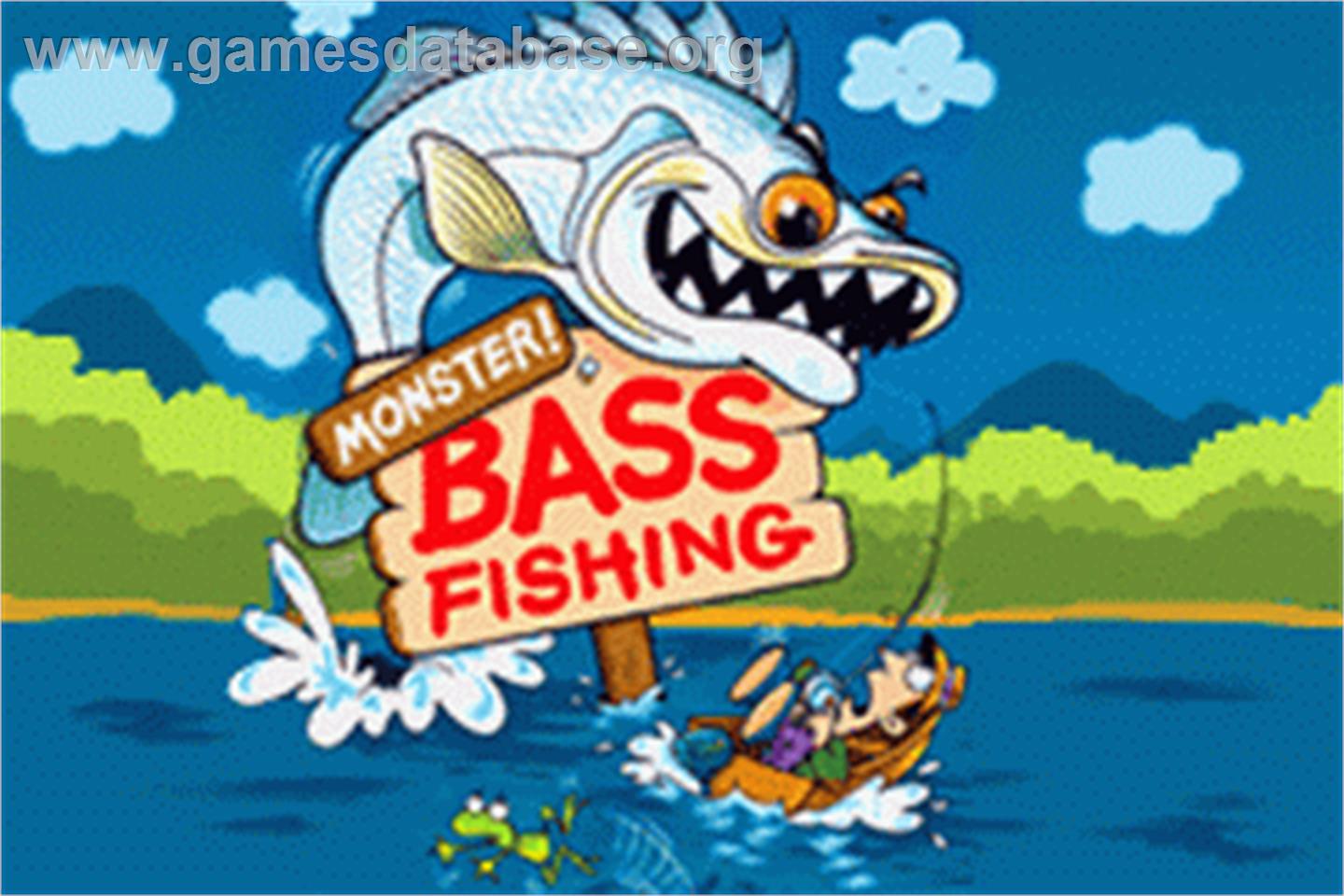 Monster! Bass Fishing - Nintendo Game Boy Advance - Artwork - Title Screen