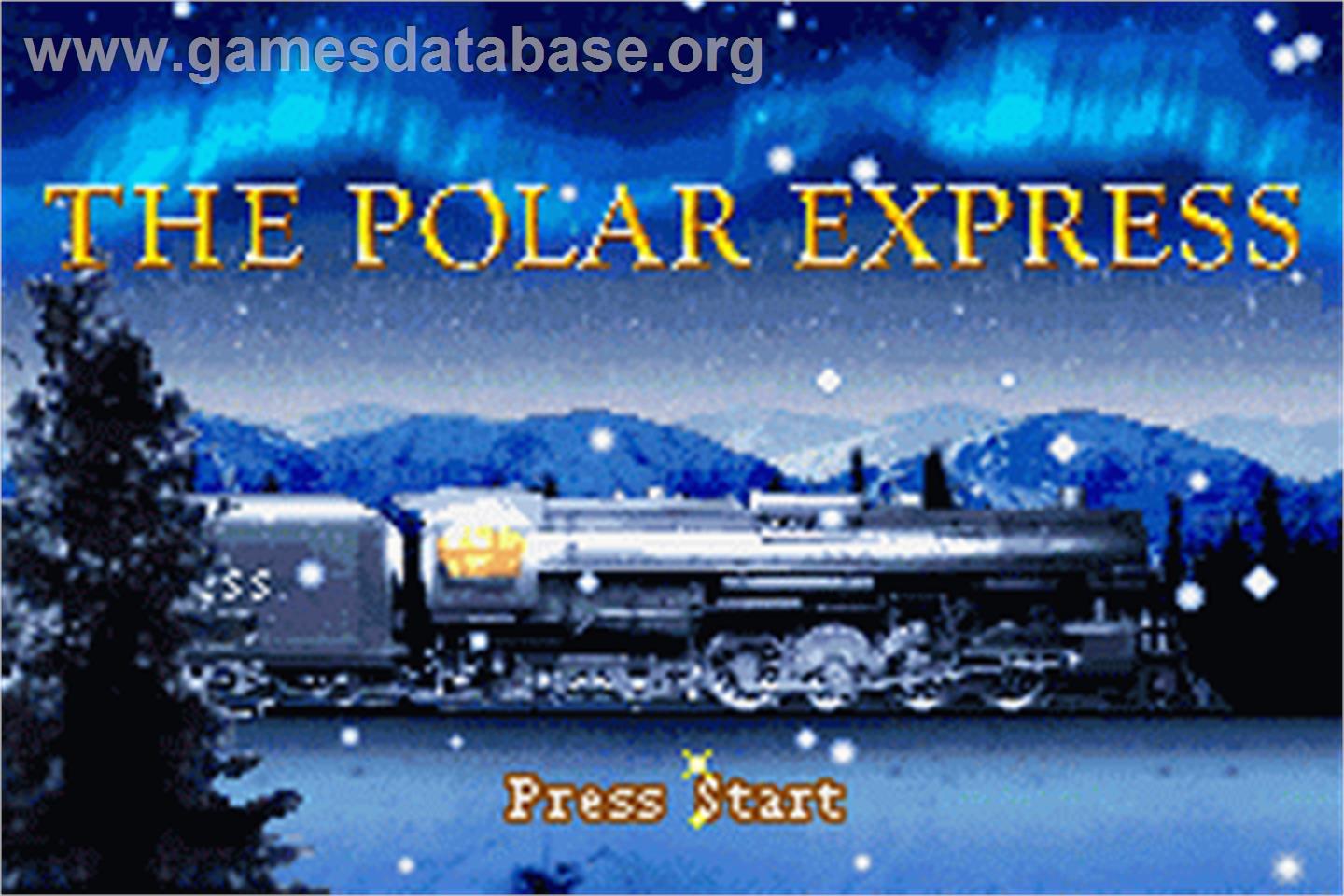 Polar Express - Nintendo Game Boy Advance - Artwork - Title Screen