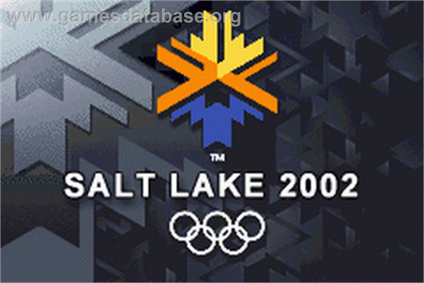 Salt Lake 2002 - Nintendo Game Boy Advance - Artwork - Title Screen
