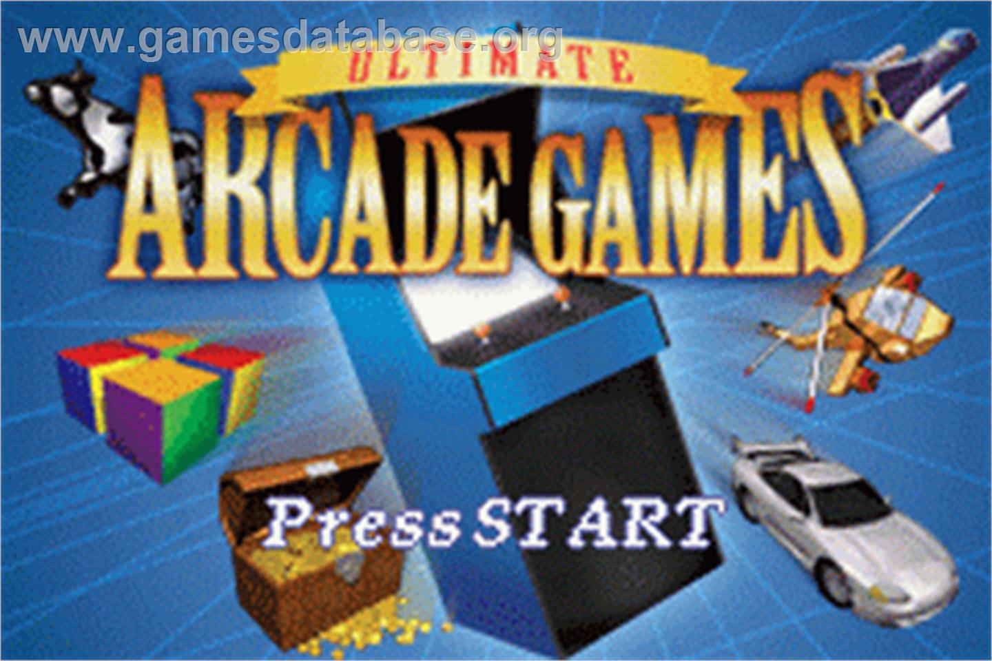 Ultimate Arcade Games - Nintendo Game Boy Advance - Artwork - Title Screen