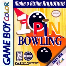 Box cover for 10-Pin Bowling on the Nintendo Game Boy Color.