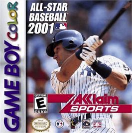 Box cover for All-Star Baseball 2001 on the Nintendo Game Boy Color.