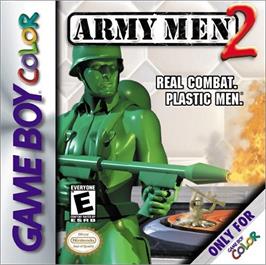 Box cover for Army Men 2 on the Nintendo Game Boy Color.
