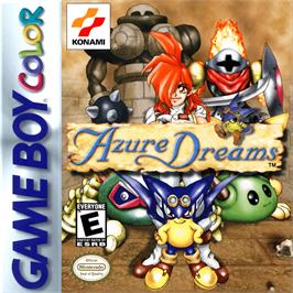 Box cover for Azure Dreams on the Nintendo Game Boy Color.