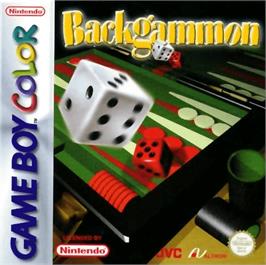 Box cover for Backgammon on the Nintendo Game Boy Color.