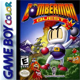 Box cover for Bomberman Quest on the Nintendo Game Boy Color.