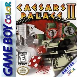 Box cover for Caesars Palace II on the Nintendo Game Boy Color.