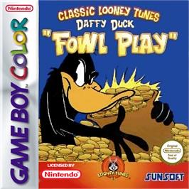 Box cover for Daffy Duck: Fowl Play on the Nintendo Game Boy Color.