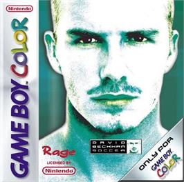 Box cover for David Beckham Soccer on the Nintendo Game Boy Color.
