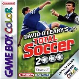 Box cover for David O'Leary's Total Soccer 2000 on the Nintendo Game Boy Color.