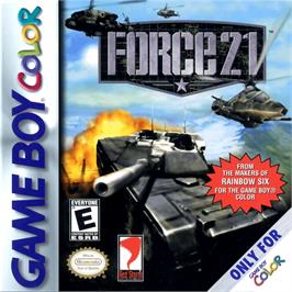 Box cover for Force 21 on the Nintendo Game Boy Color.