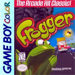 Box cover for Frogger on the Nintendo Game Boy Color.