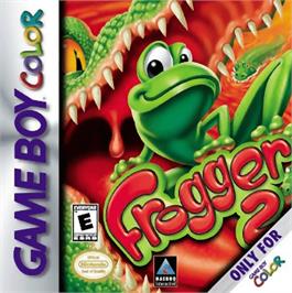 Box cover for Frogger 2 - Swampy's Revenge on the Nintendo Game Boy Color.
