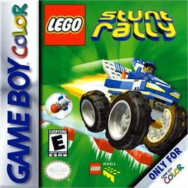 Box cover for LEGO Stunt Rally on the Nintendo Game Boy Color.