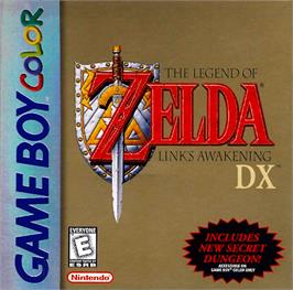 Box cover for Legend of Zelda: Link's Awakening DX on the Nintendo Game Boy Color.