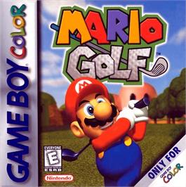 Box cover for Mario Golf on the Nintendo Game Boy Color.