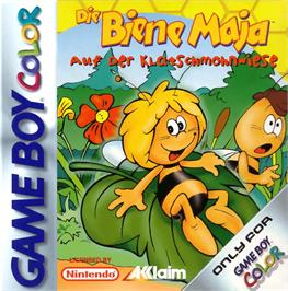 Box cover for Maya the Bee - Garden Adventures on the Nintendo Game Boy Color.