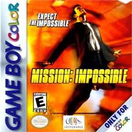 Box cover for Mission Impossible on the Nintendo Game Boy Color.