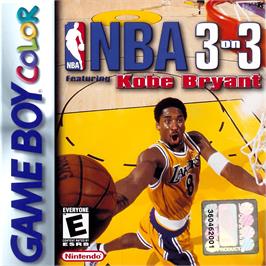 Box cover for NBA 3 on 3 Featuring Kobe Bryant on the Nintendo Game Boy Color.