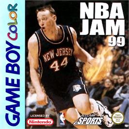 Box cover for NBA Jam 99 on the Nintendo Game Boy Color.