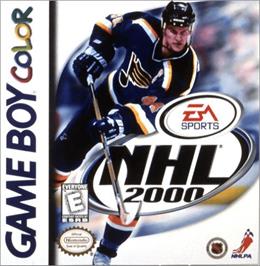 Box cover for NHL 2000 on the Nintendo Game Boy Color.