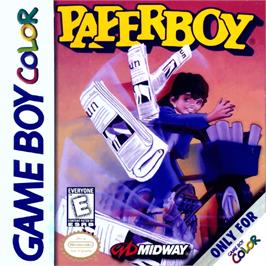 Box cover for Paperboy on the Nintendo Game Boy Color.