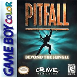 Box cover for Pitfall - Beyond the Jungle on the Nintendo Game Boy Color.