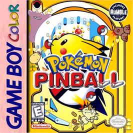 Box cover for Pokemon Pinball on the Nintendo Game Boy Color.