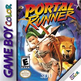 Box cover for Portal Runner on the Nintendo Game Boy Color.