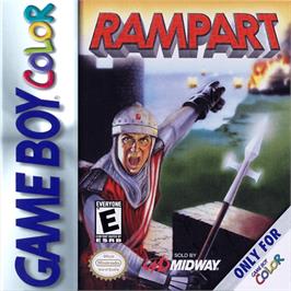 Box cover for Rampart on the Nintendo Game Boy Color.