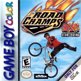 Box cover for Road Champs: BXS Stunt Biking on the Nintendo Game Boy Color.