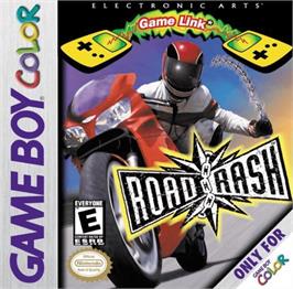 Box cover for Road Rash on the Nintendo Game Boy Color.