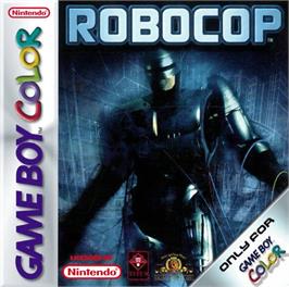 Box cover for RoboCop on the Nintendo Game Boy Color.