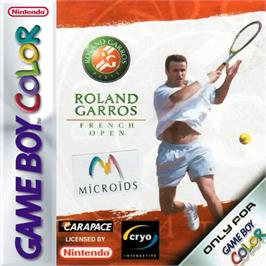 Box cover for Roland Garros French Open 2000 on the Nintendo Game Boy Color.