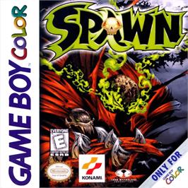 Box cover for Spawn on the Nintendo Game Boy Color.