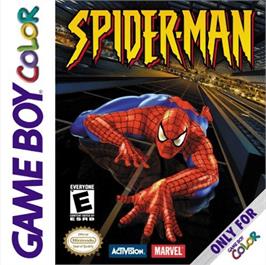 Box cover for Spider-Man on the Nintendo Game Boy Color.