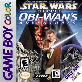 Box cover for Star Wars: Episode I: Obi-Wan's Adventures on the Nintendo Game Boy Color.