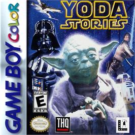 Box cover for Star Wars: Yoda Stories on the Nintendo Game Boy Color.