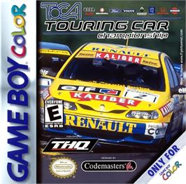 Box cover for TOCA Touring Car Championship on the Nintendo Game Boy Color.