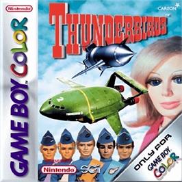 Box cover for ThunderBirds Are Go on the Nintendo Game Boy Color.